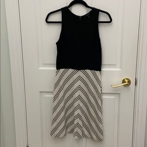 Black and white Ann Taylor dress